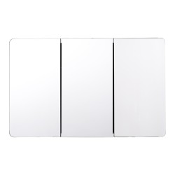 Lääkekaappi peilillä alumiinirunko 1017×647×135 mm 3-ovinen kylpyhuoneeseen