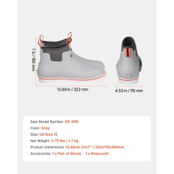 Kumisaappaat miesten vedenpitävät kumiset ulkokäyttöön ja kalastukseen