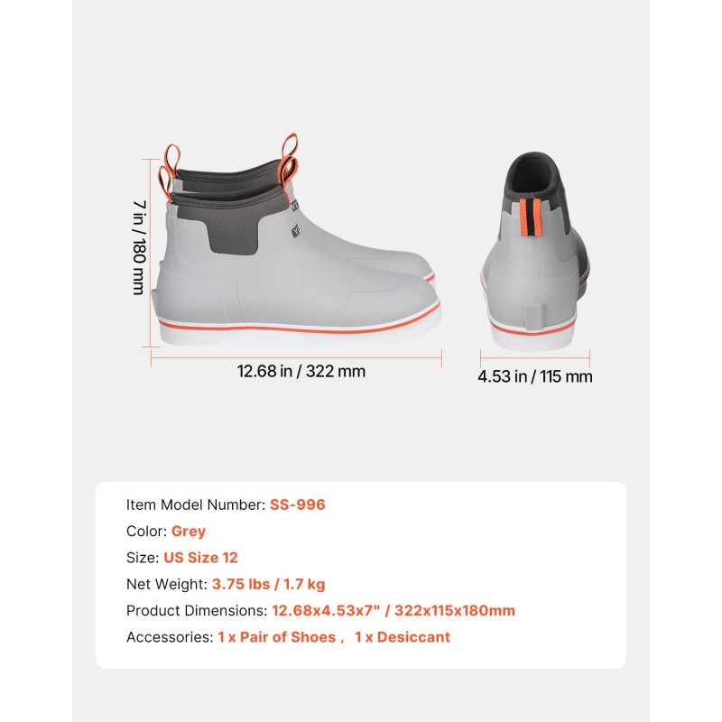 Kumisaappaat miesten vedenpitävät kumiset ulkokäyttöön ja kalastukseen