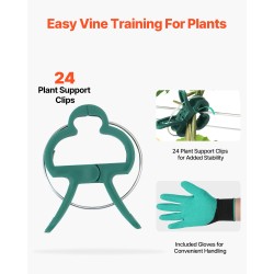 Kurkkutuki A-mallinen galvanoitu rautainen 90 x 70 cm taittuva puutarhateline