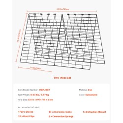 Kurkkutuki A-mallinen galvanoitu rautainen 90 x 70 cm taittuva puutarhateline