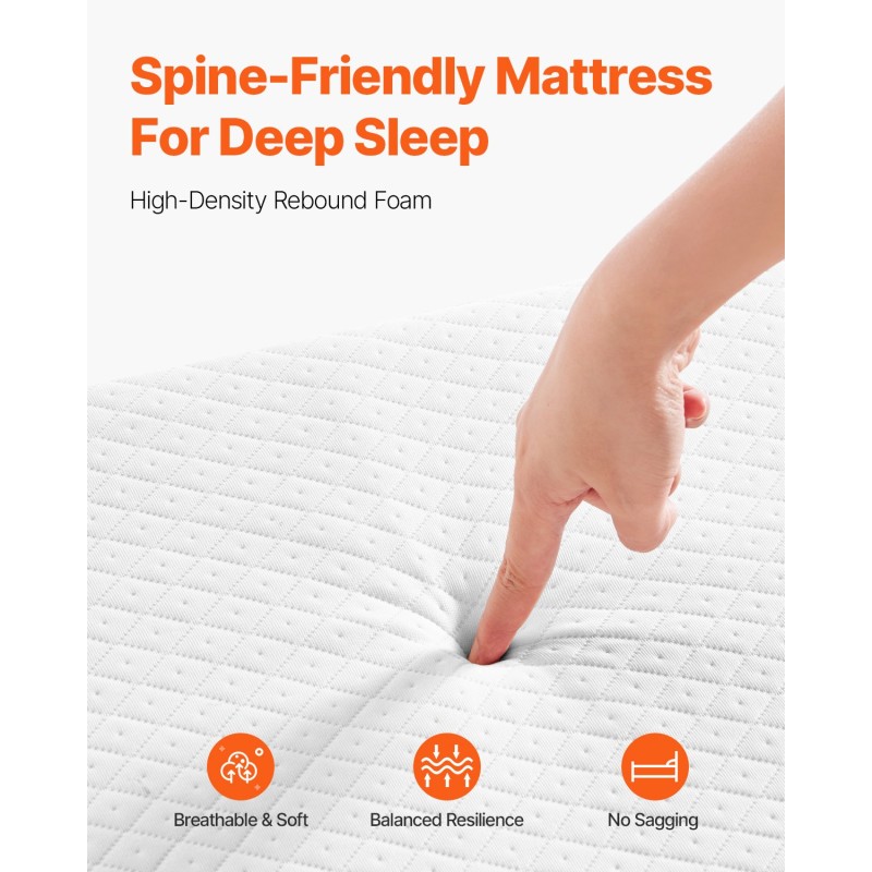 Taitettava rullasänky metallirunkoinen 136 kilogramman kantavuus 10 senttimetrin vaahtopatja pyörillä