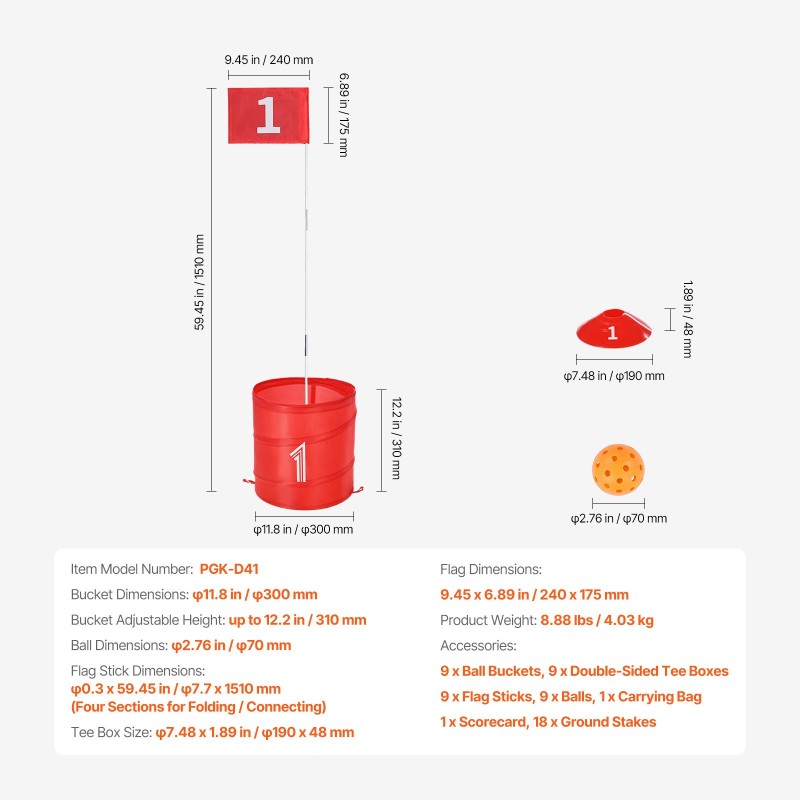 9-reikäinen golfpelisetti ulkokäyttöön TPE-palloilla ja 600D-kangaskantolaukulla