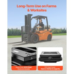 Ilmajousitettu istuimen jousitus universaali Q235-teräs musta 490x420x150mm