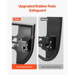 Putkiovet teräs 4-oviseen Jeep Wrangler JK 2007–2018 maastoajoon