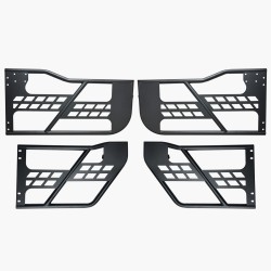 Teräsputkirakenteiset ovet 4 oviselle Jeep Wrangler JK 2007 2018 DOT sertifioidut taustapeilit kumipehmusteet