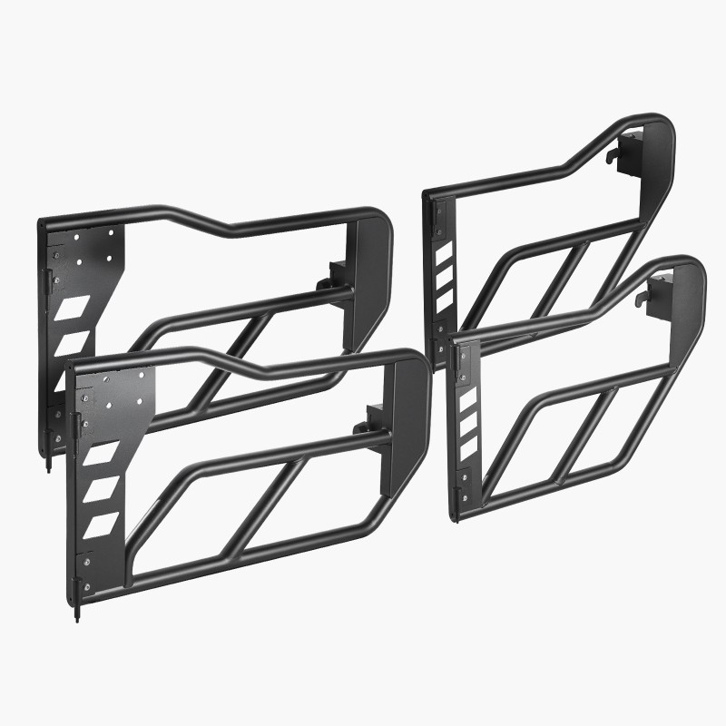 Putkiovet karkaistusta teräsputkesta 4-oviseen Jeep Wrangler JK 2007–2018