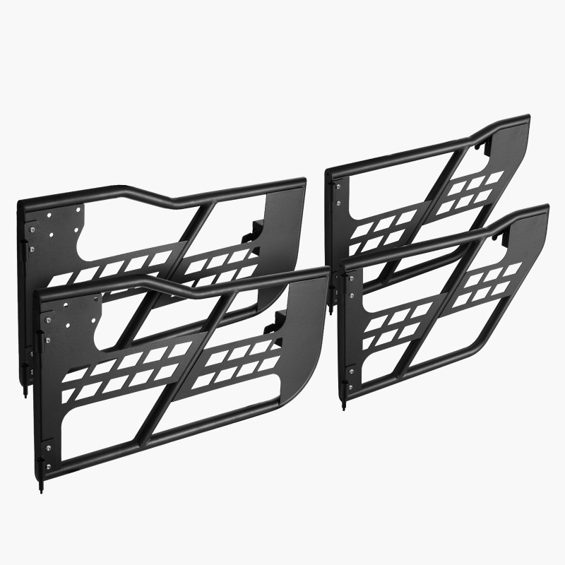 Putkirakenteiset metalliset ovet 4-oviselle Jeep Wranglerille ja Gladiatorille