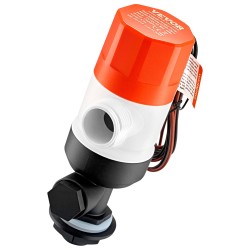 Elävänäpitopumppu ABS-muovirunkoinen kompakti vesitiivis 69 l/min kaksoissisääntulo veneisiin