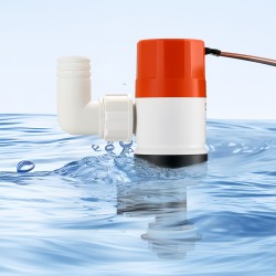 Livewell- ja syöttikalan säiliöpumppu 12 V 32 l/min ABS-kotelo