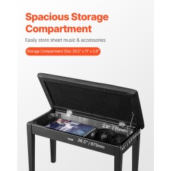 kaksinpelipianopenkki säilytystilalla pehmustettu istuin keinonahkapäällisellä massiivipuurunkoinen