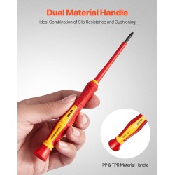 Eristetty 6-osainen ruuvimeisselisarja 1000V magneettikärjillä ja laukulla