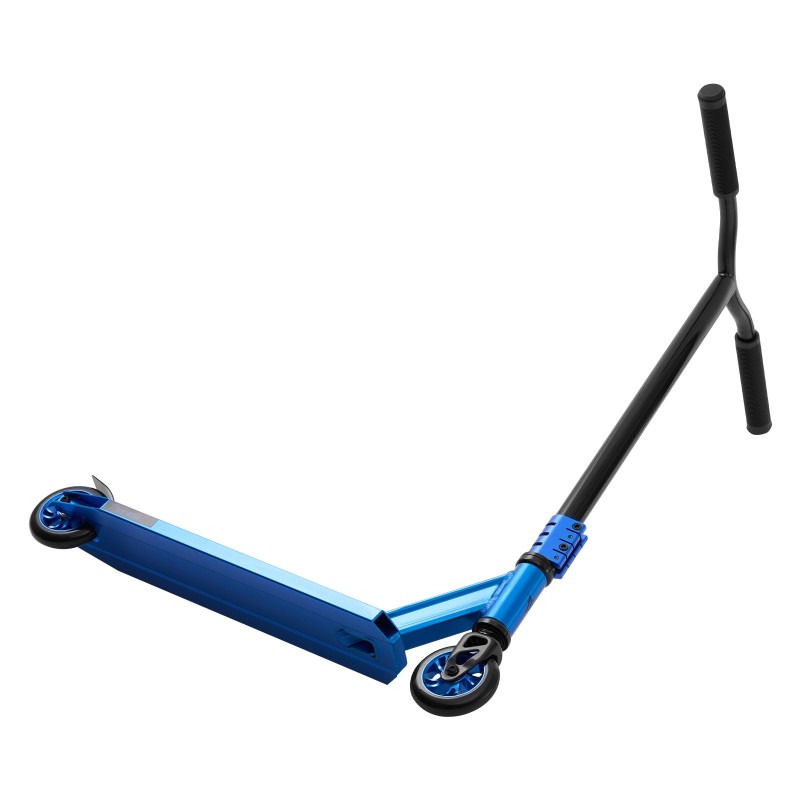 Temppupotkulauta 6063 alumiiniseosrunko kaksikerroksinen dekki 100 mm polyuretaanirenkaat laakerit aloittelijoille