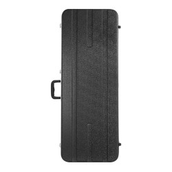 Suorakulmainen kovakotelo sähkökitaralle 1050 mm pehmustettu lukollinen kahdella avaimella