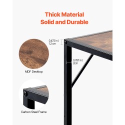 Kapea konsolipöytä hiiliteräsrunko melamiinipinnoitetut hyllyt 106 cm integroitu latausasema sohvan taakse