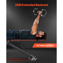 Säädettävä treenipenkki teräsrunko kotisalille 363 kg kuormitus jalkalaite saarnipenkki