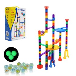 Kuularata ABS-muovista 110 osaa 10 hohtavaa ja 20 lasikuulaa opetukseen