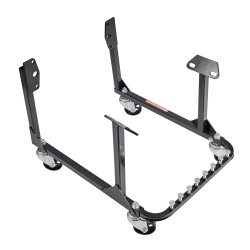 Moottoriteline teräsrakenne 340 kilogramman kantavuus neljällä kääntyvällä pyörällä sopii monille moottorimalleille