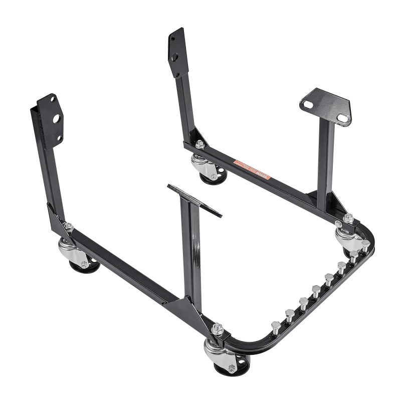 Moottoriteline teräsrakenne 340 kilogramman kantavuus neljällä kääntyvällä pyörällä sopii monille moottorimalleille