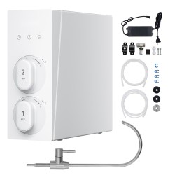 Käänteisosmoosijärjestelmä säiliötön 8‑vaiheinen yhdistelmäsuodatus hiljainen pumppu keittiön altaan alle