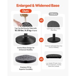 Kulunohjaussetti hiiliteräspylväillä 8 pylvästä täytettävillä jaloilla 2 metrin nauhoilla 2 kylttitelinettä