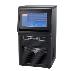 Kaupallinen jääpalakone 80 paunaa 24 tunnissa 12 paunaa säiliö 36 muottia itsepuhdistus