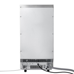 Jääpalakone ruostumaton teräs 45 kg vrk 13 kg säiliö ammattikeittiöihin