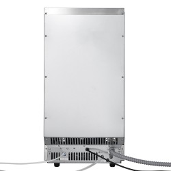 Jääpalakone ruostumaton teräs 54 kg vrk 13 kg säiliö liukuovi itsepuhdistus