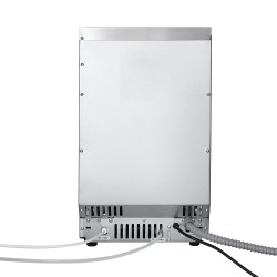 Jääpalakone ruostumatonta terästä 40 8 kg vuorokaudessa 5 kg varasto enintään 55 dB