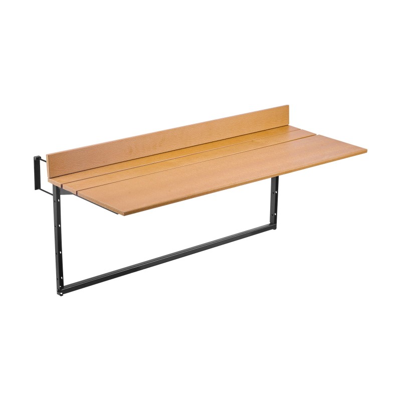 Parvekepöytä ruostumaton teräsrunko polystyreenipöytätaso taitettava viisiportainen korkeussäätö