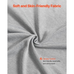 Kokovartalotyyny G-muotoinen raskausajalle jersey-puuvillapäällisellä polyesteritäytteellä 132 x 68 x 20 cm