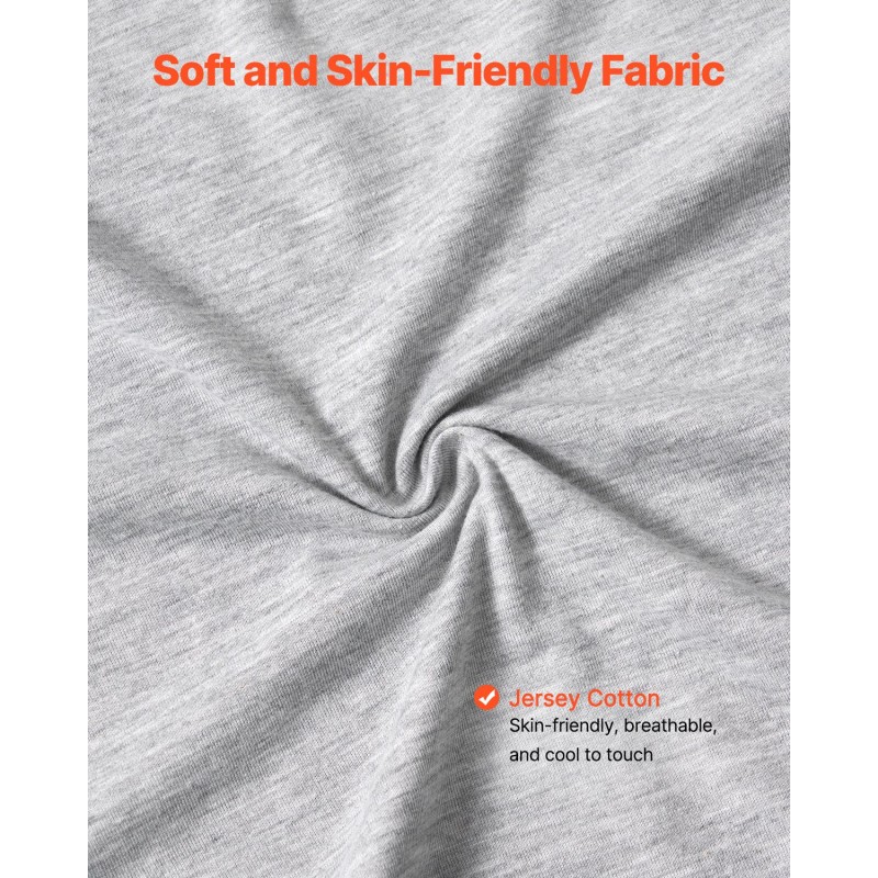 U-muotoinen raskausajan koko kehon tukityyny jerseypuuvillapäällisellä polyesteritäytteellä