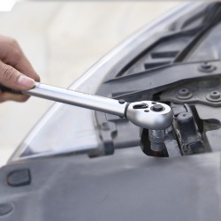 Torx-hylsyavainsarja 34-osainen S2-kärjet Cr-V-hylsyt T6–T70 turva-Torx-kärjillä PE-säilytyslaukulla