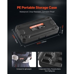 XZN-kolmikantahylsysarja 10-osainen Cr-V-teräs M4–M18 1/4-, 3/8- ja 1/2-tuumaisille