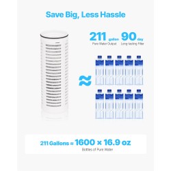 Vedensuodatuskannu borosilikaattilasinen 6 kupin jääkaappiin sopiva