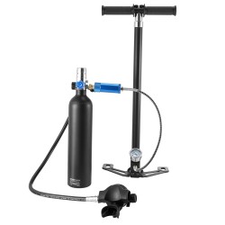 Sukelluspullo yhden litran alumiininen kannettava snorklaukseen ja lyhyisiin sukelluksiin