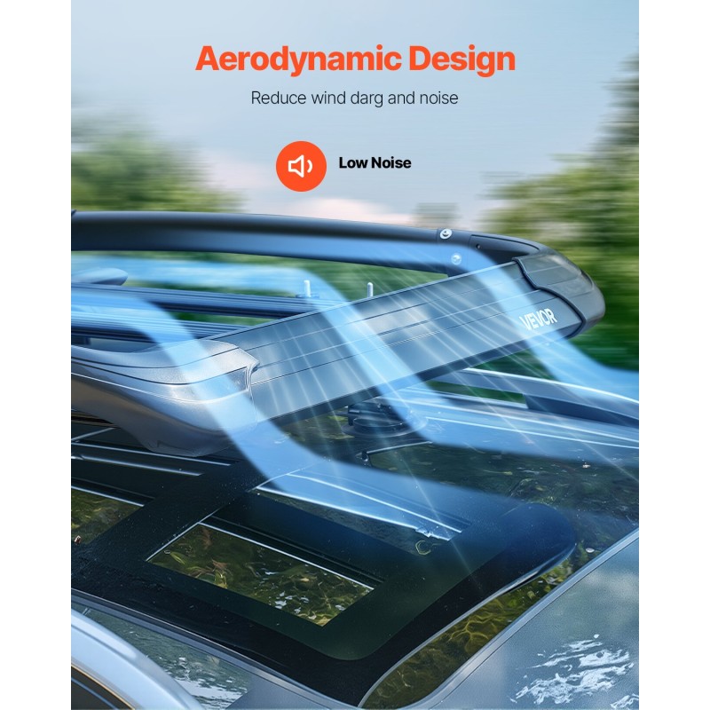 Kattotelineen tavarakori alumiini ja muovi 120 x 100 cm 68 kg