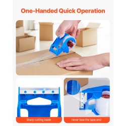 Läpinäkyvä pakkausteippi akryyliliimalla 47,8 mm 22,86 m 6 rullaa