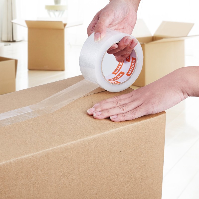 Kirkas pakkausteippi 24 rullaa 59,4 m 47,8 mm akryyliliimalla