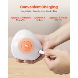 Uniäänilaite kahdeksantoista ääntä langaton ladattava akku seitsemänvärinen yövalo