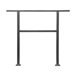 Käsijohde hiiliteräksinen musta 2 3 askelmaa säädettävä kulma 0 40 astetta