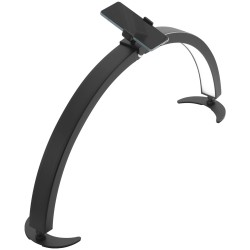 Puolikuun muotoinen LED-pöytävalo säädettävällä 3200–5600K värilämpötilalla alumiiniseosjalalla kynsi- ja ripsityöhön