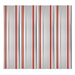 Alumiininen ohjainkiskosarja 4 kpl 699 mm 3 liitintä leikkuupituus 2794 mm