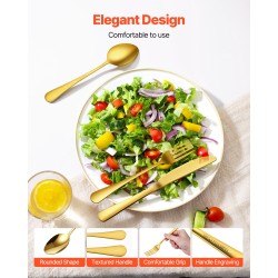 Aterinsetti 60-osainen ruostumatonta terästä kultainen peilikiillotettu 12 hengelle