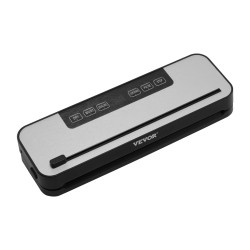 Vakuumipakkauslaite kompakti 5-toimintoinen 100W ABS+PC 10 pussia sisäänrakennettu leikkuri