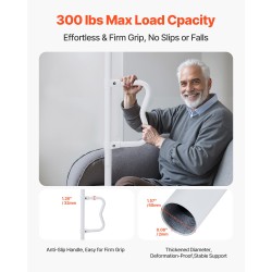 Tukitanko lattiasta kattoon hiiliteräs alumiiniseos säädettävä 214–305 cm 136 kg