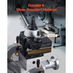 Pikavaihtoinen sorvin työkalupidinsarja kahdeksanosainen teräs 254–381 mm kääntöhalkaisija