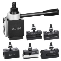 Pikavaihtotyökalupidinsarja 6 osainen teräksinen 6 12 tuuman kärkikorkeudelle