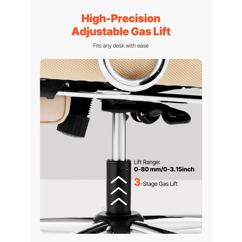 Korkeaselkäinen toimistotuoli keinonahkaverhoilu korkeatiheyksinen vaahtopehmuste säädettävä jalkatuki