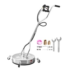 Pyörivä 20-tuumainen ruostumaton teräs puhdistussuutin painepesuriin kaksoissuutin 3/8 pikalukitusliitin